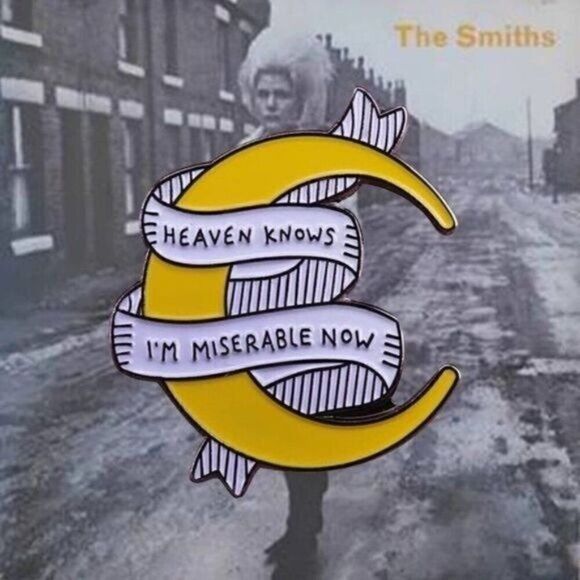 3/20 The Smiths Heaven Knows Miserable Enamel Pin - Picture 1 of 1